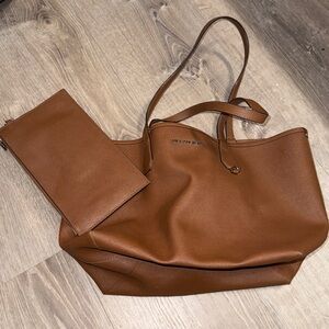 Michael Kors Tan Tote Bag with pouch included
